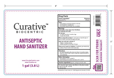 Curative Biocentric Antiseptic Hand Sanitizer 1gal Or 3785ml (Curative Biocentric Antiseptic Hand Sanitizer 1 Gal Or 3785 Mil)